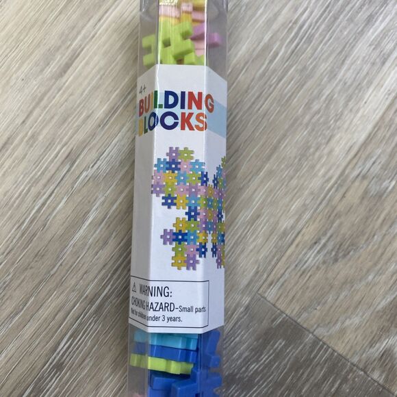 1 tube (72/tube) Pastel Hashtag Building Blocks Teaching Supply ChristmasStuffer - Picture 2 of 5